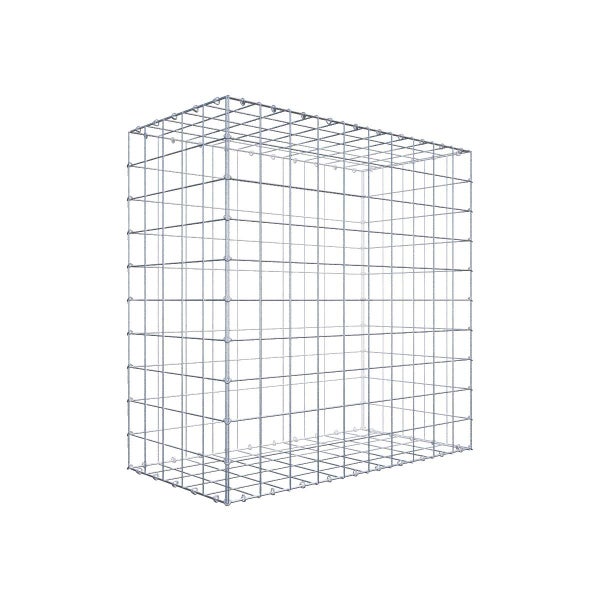 Gabione 100 cm x 100 cm x 50 cm (L x H x T), Maschenweite 10 cm x 10 cm, C-Ring