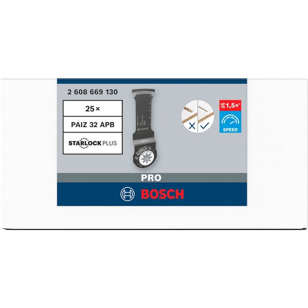 Bosch Multimaterial Sägeblatt mit Starlock Plus Aufnahme, 32 Millimeter