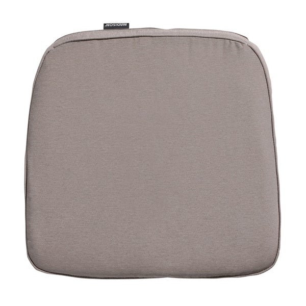 Sitzkissen Geflecht Panama taupe - ca. 48x48 cm - 4er-Set