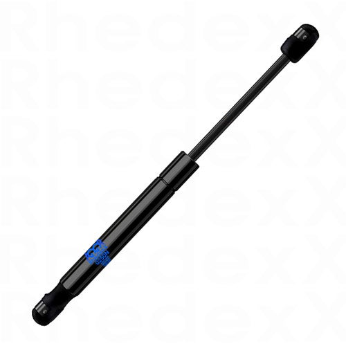 Gasdruckfeder 250 Newton aus schwarzem Metall für Möbel.