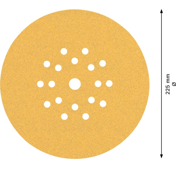 Schleifscheibe, 225 Millimeter Durchmesser