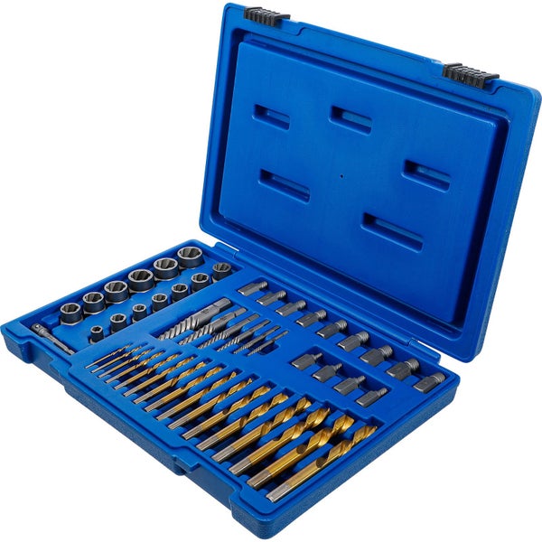 BGS Schrauben- und Mutternausdreher- mit Linksbohrer-Satz 2 - 18 mm 49tlg. - 70329