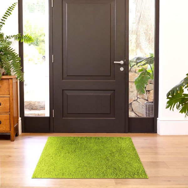 FLOORDIREKT Fußmatte Domenico - stilvolle & praktische Schmutzfangmatte - Limone - 50 x 80 cm