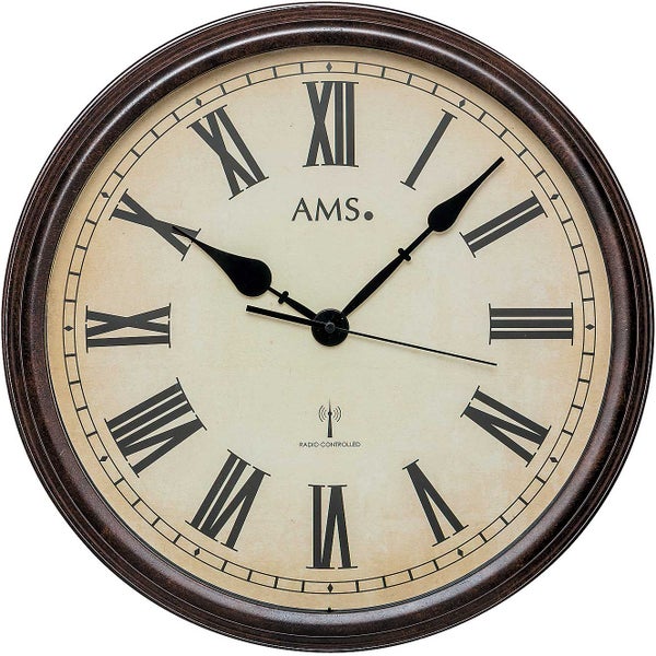 AMS Wanduhr mit römischen Ziffern