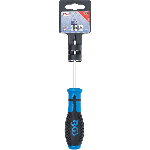 BGS Schraubendreher T-Profil (für Torx) T6 Klingenlänge 80 mm - 4913