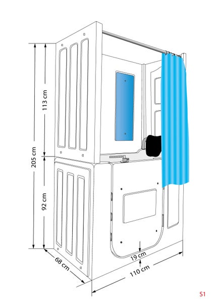 Senioren Dusche Sitzwanne mit Tür Seniorenwanne S08D-B-R