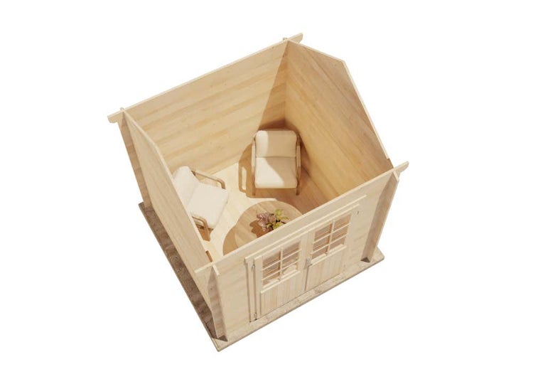 Vier Stempelkissen in den Farben Hellrosa, Dunkelrosa, Pink und Pfirsich