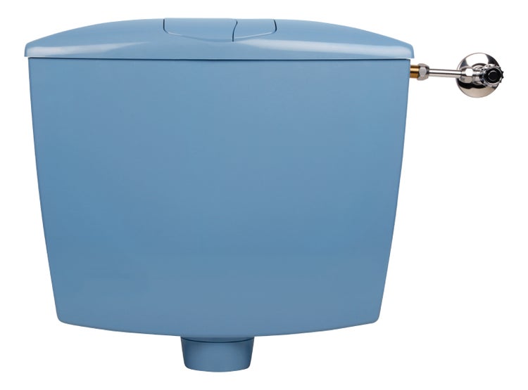 Sanitop-Wingenroth Spülkasten Karat Bermuda, Tiefspülkasten mit Zwei-Mengen-Technik,  3,5 oder 6 - 9 l, Geräuscharm und vollisoliert, Variabler Anschluss 3-seitig, Kunststoff, 210515