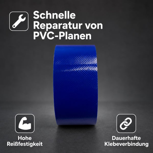 Rolle Gewebeband zur schnellen Reparatur von Polyvinylchlorid Planen mit hoher Reißfestigkeit und dauerhafter Klebeverbindung
