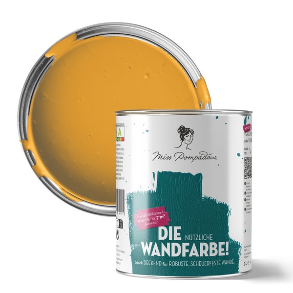 Geöffnete Dose Miss Pompadour Wandfarbe