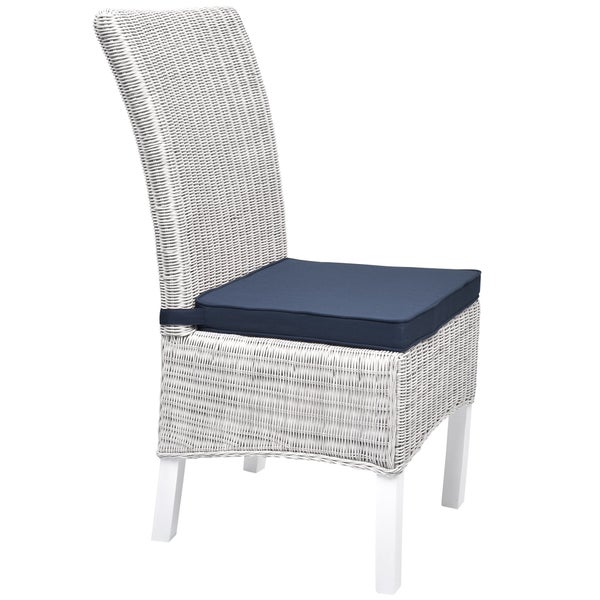 Beautissu Loft SK Stuhlkissen 45x40x5cm Dunkelblau (4tlg)
