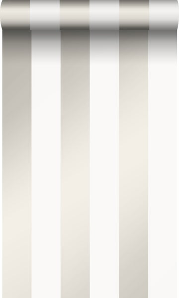 Origin Wallcoverings Tapete Streifen Weiß - 53 cm x 10.05 m - 345723