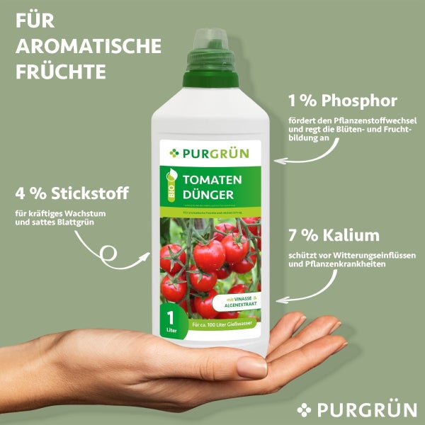 Purgrün Bio-Tomatendünger 1 Liter