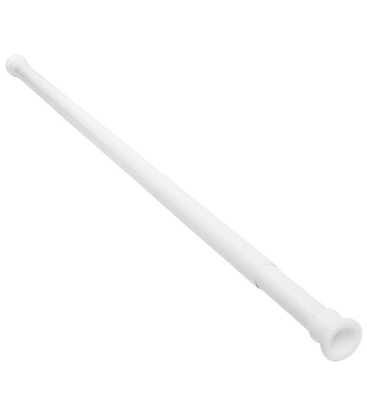 Duschvorhangstange Weiß 120-230cm