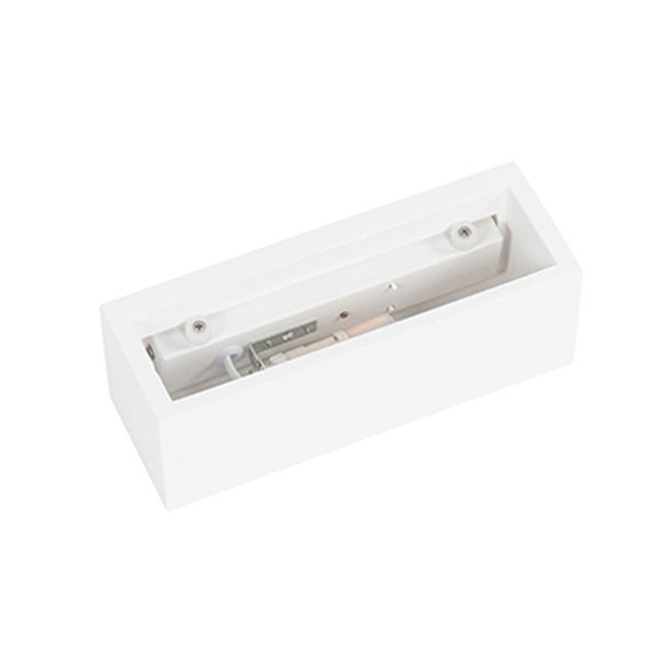 Weiße Wandleuchte zur Montage