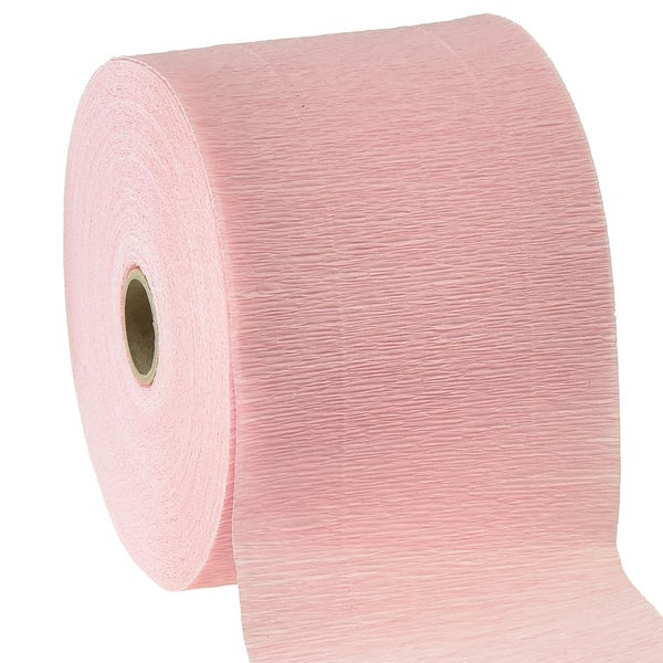 Rosa Rolle Krepppapier zum Basteln und Dekorieren.