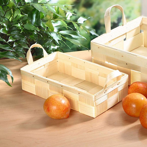 FRANK FLECHTWAREN | Schale Span, HOLZ, 24 x 13 x 5 cm