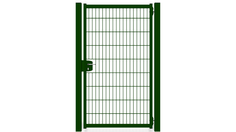Gartentür aus Metallgitter