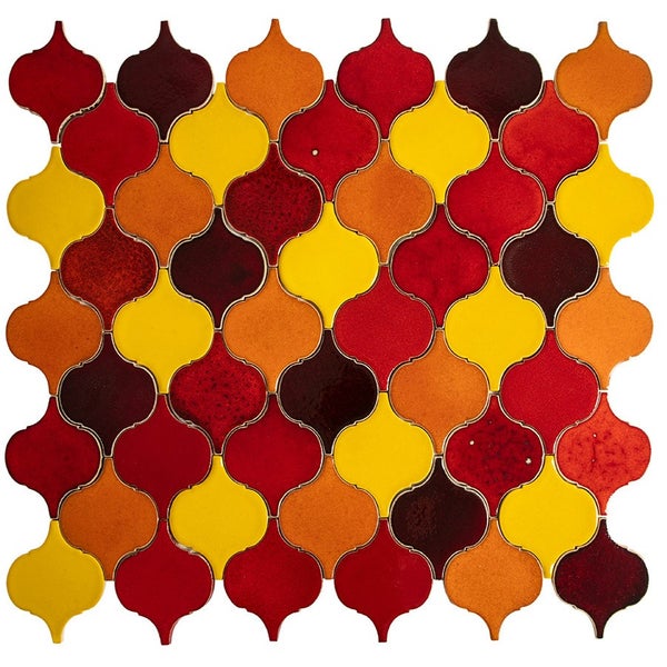 Dekorative Mosaikfliesen in orientalischer Form für Wandgestaltung