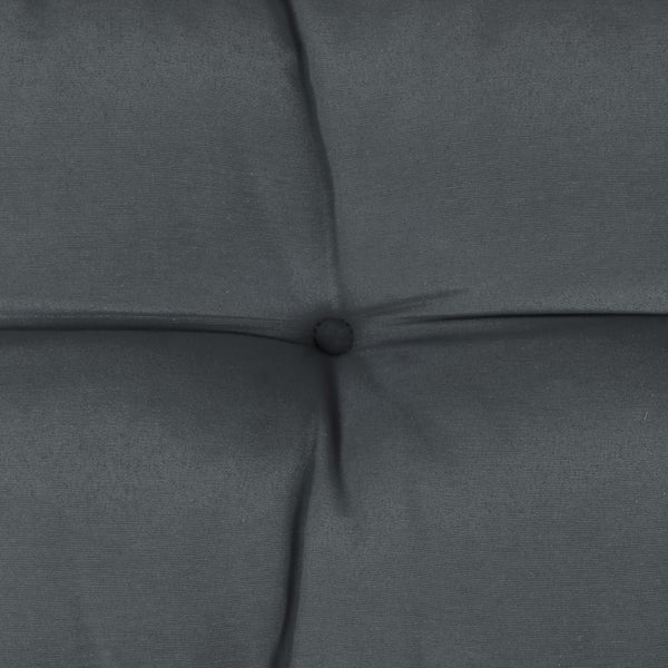 Beautissu ECO Style Palettenkissen Rücken 120x40x10cm Graphitgrau