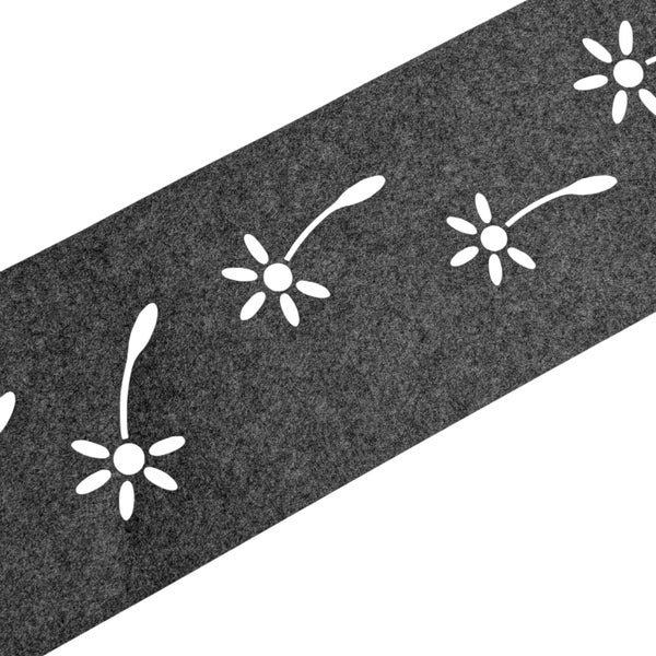 Dekoratives Filzband mit Blumenmuster