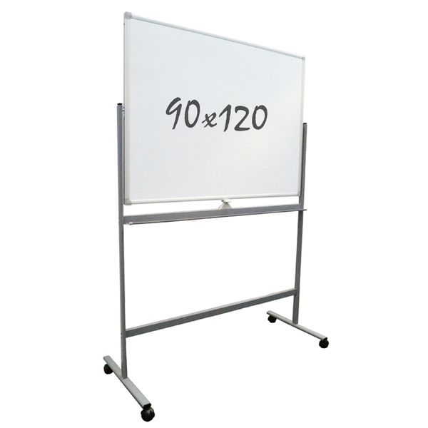Mobiles Whiteboard - Doppelseitig - 90x120 cm
