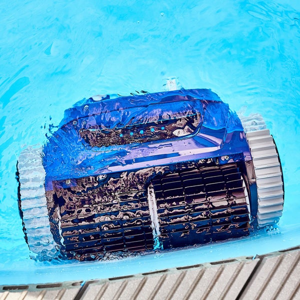 Kabelloser Poolroboter CF 400 CL, mit Akku und Fernsteuerung bis zu<br />120m²