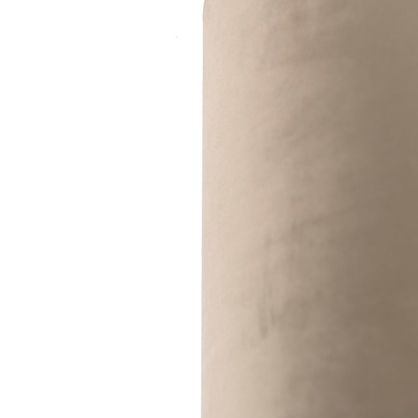Velour Lampenschirm taupe 40/40/40 mit goldener Innenseite