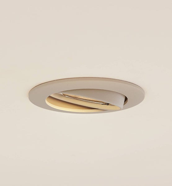 PRIOS Fibur (Modern) in Creme aus Metall (1 flammig, GU10) Wohnzimmerleuchte