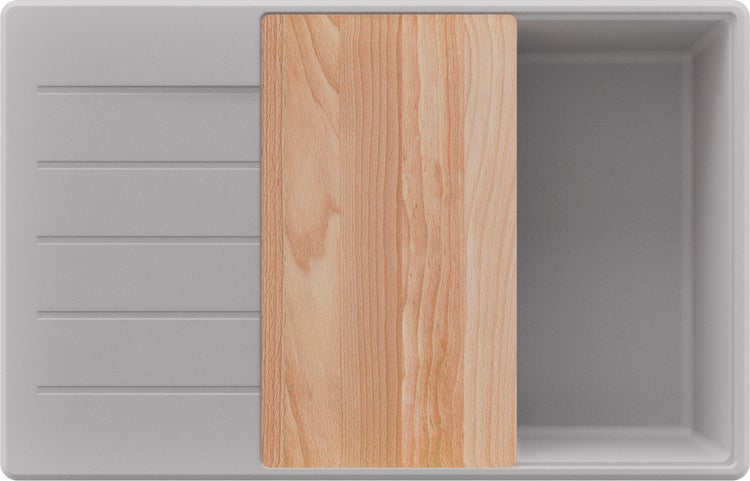 Spüle mit Schneidebrett