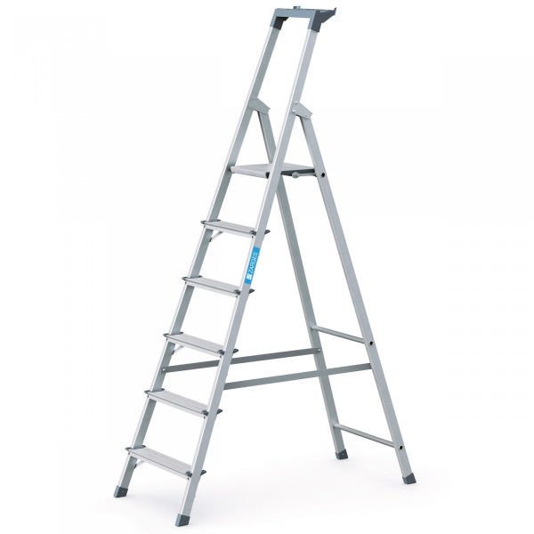 Zarges Stehleiter mit sechs Stufen