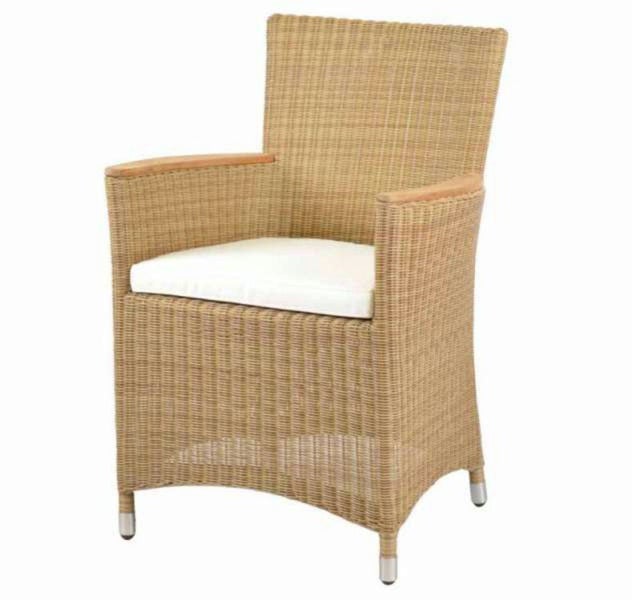 Nahaufnahme von geflochtenem Rattan