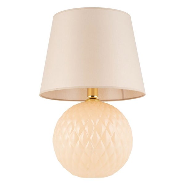 famlights | Tischleuchte Elina in Beige E27