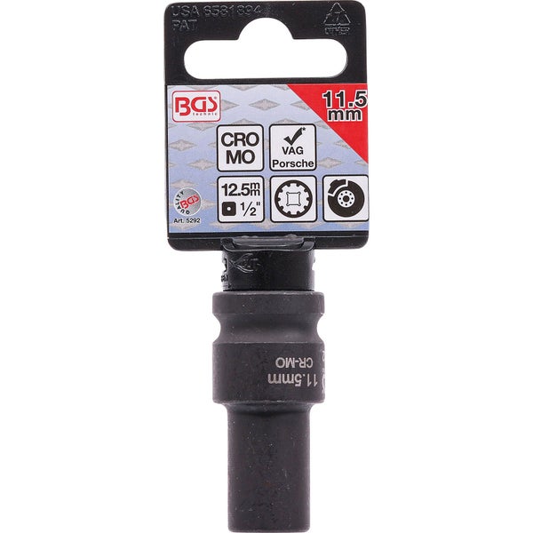 BGS Bremssattel-Einsatz 10-kant für VAG und Porsche SW 11,5 mm - 5292
