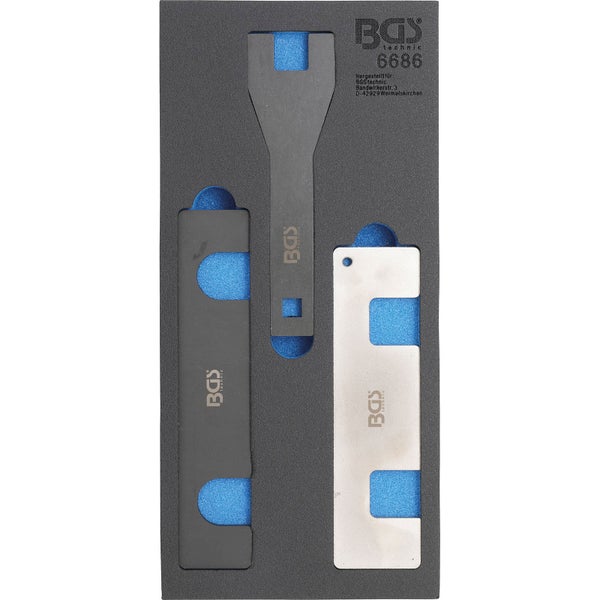 Motor-Einstellwerkzeug-Satz BGS Technic 6686 für Ford 2.0 EcoBlue in Schaumstoffeinlage.