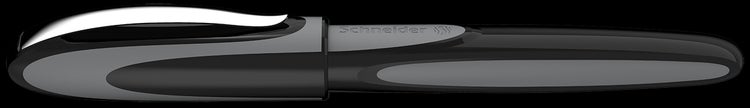 Schneider Tintenroller aus Kunststoff in Schwarz und Grau.