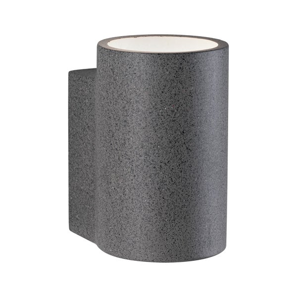 LED Außenwandleuchte Concrea IP65 110x170 mm 3000K 6,8W 300lm 230V Schwarzer Sandstein Beton
