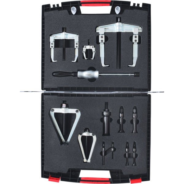 Abzieher-Satz in schwarzem Werkzeugkoffer
