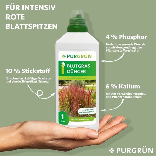 Purgrün Blutgras-Dünger 1 Liter