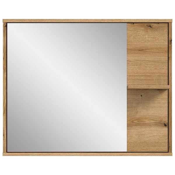 Zeno Bad Spiegel 1 Regal Eiche Dekor. 84 X 20 X 68 cm