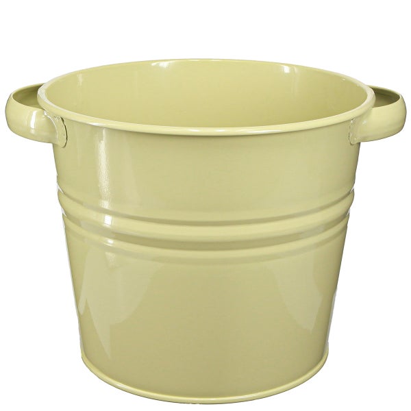 Metall Pflanztopf mit Griffen