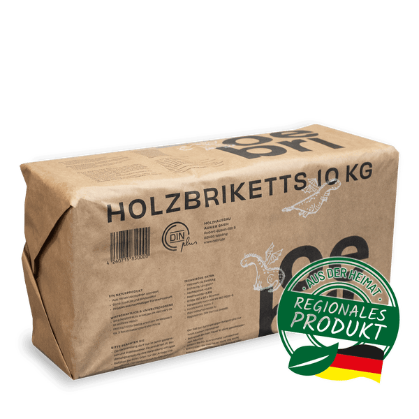 Oebri Ruf Premium Briketts 10kg x 2 Gebinde 20kg