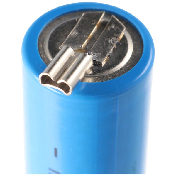 3,2 Volt Solar Akku Lithium IFR 14500 AA mit 2,8mm Buchsen 600mAh LiFePo4 Akku Flat Top ungeschützt Masse 14,2 x 50,2mm