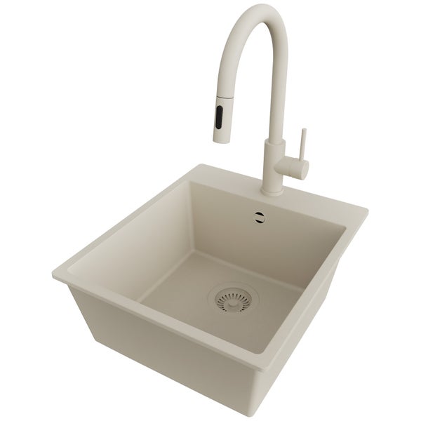 Spüle mit Wasserhahn