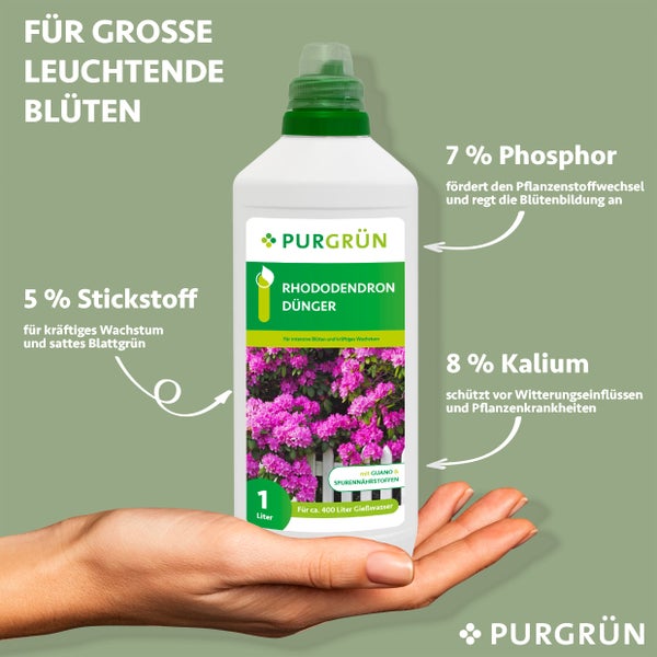 Purgrün Rhododendrondünger 1 Liter
