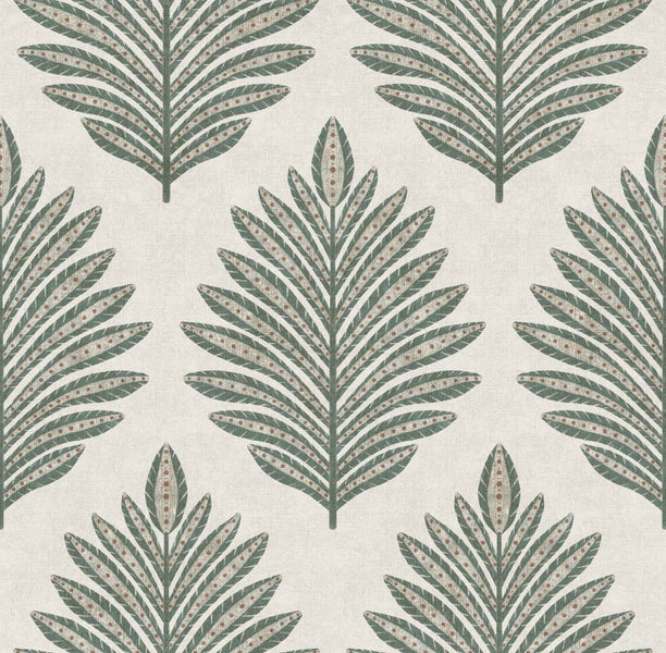 Nahtloses Muster mit stilisierten grünen Blättern