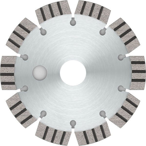 Diamanttrennscheibe mit Segmenten