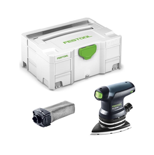 Festool DTS 400 REQ-Plus Delta Schleifer 250W 2mm Hub im Systainer ( 574635 ) + Zubehör + extra Staubfangbeutel