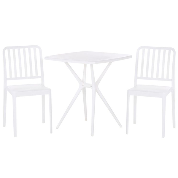 Bistro Set SERSALE Weiß