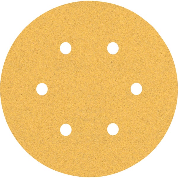 Bosch 5x Expert C470 Schleifpapier mit 6 Löchern für Exzenterschleifer 150 mm G 100 - 2608900816